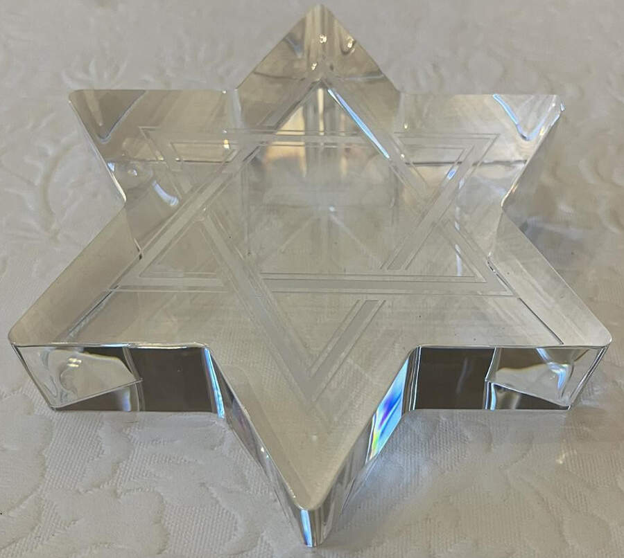 Steuben Figurines & Giftware Star Of David - No Box by Steuben-1