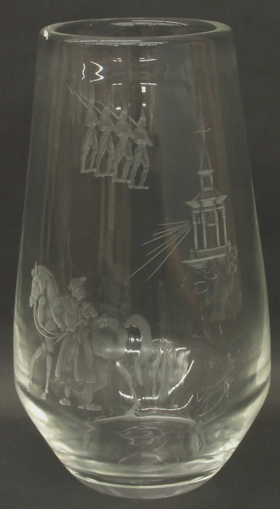 Steuben Figurines & Giftware Paul Revere Vase-Sidney Waugh - Boxed by Steuben-1