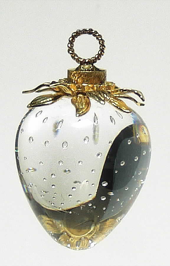 Steuben Figurines & Giftware Strawberry Pendant - Boxed by Steuben-1