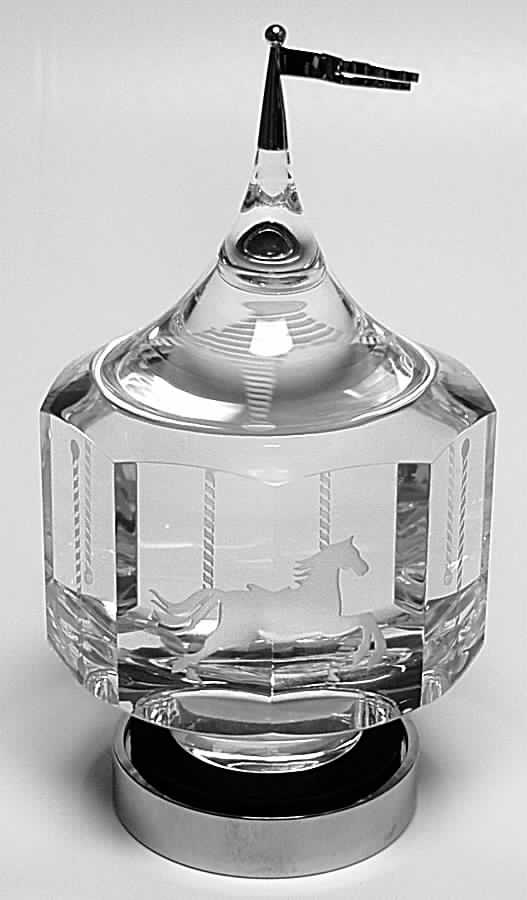 Steuben Figurines & Giftware Carousel/Carrousel With Rotating Base - No Box by Steuben-1