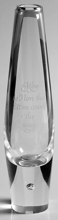Teardrop 8" Bud Vase by Steuben-1