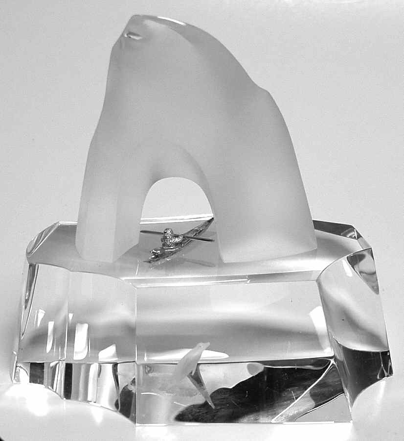 Steuben Figurines & Giftware Ice Hunter-Sculpture - Boxed by Steuben-1