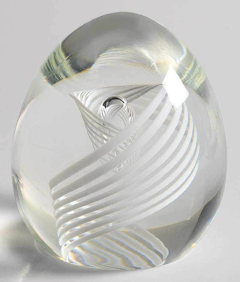 Steuben Figurines & Giftware Cane Paperweight - No Box by Steuben-1