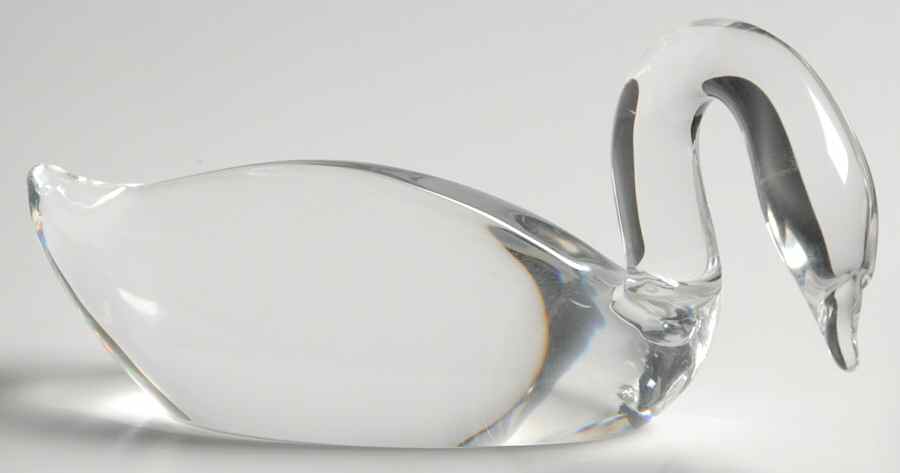 Steuben Figurines & Giftware Swan-Curved Neck - Boxed by Steuben-1