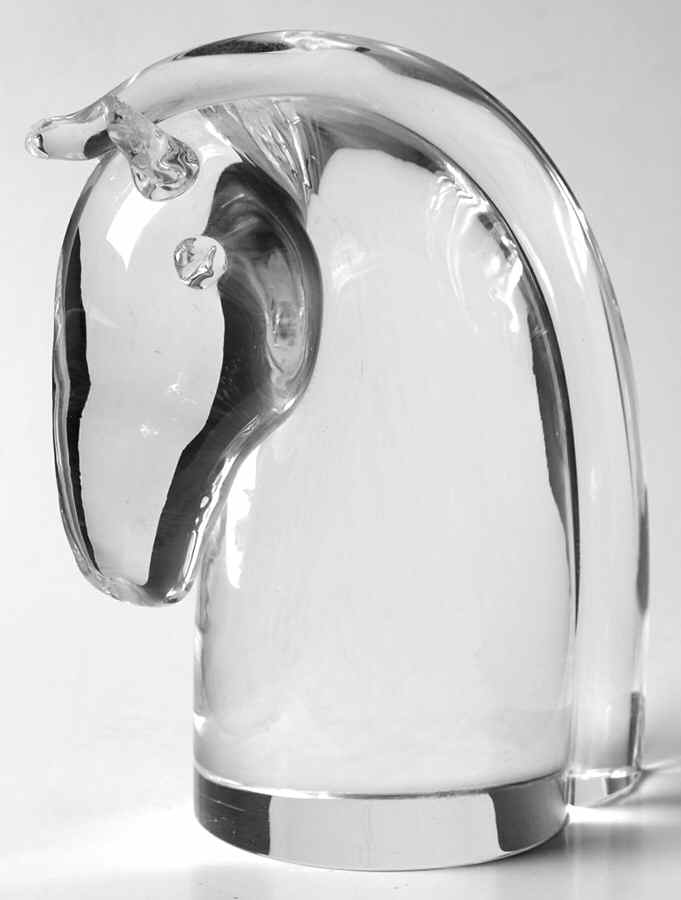 Steuben Figurines & Giftware Horse Head-Free-Form - No Box by Steuben-1