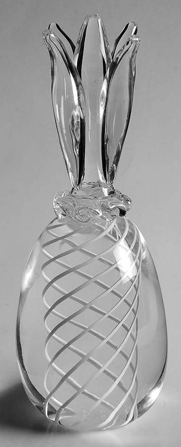 Steuben Figurines & Giftware Pineapple W/ Cane Twist - Boxed by Steuben-1
