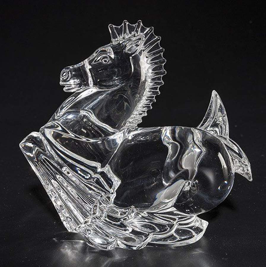 Steuben Figurines & Giftware Sea Horse - Nb672  No Box by Steuben-1