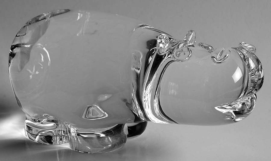 Steuben Figurines & Giftware Hippopotamus - Boxed by Steuben-1