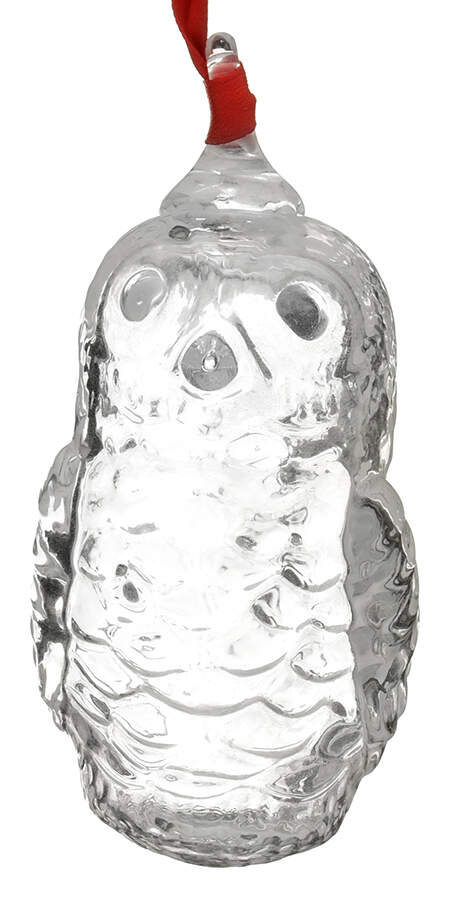 Crystal Christmas Ornaments Snowy Owl - No Box by Steuben-1