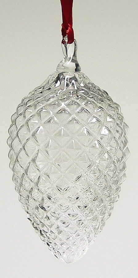 Crystal Christmas Ornaments Pinecone - No Box by Steuben-1