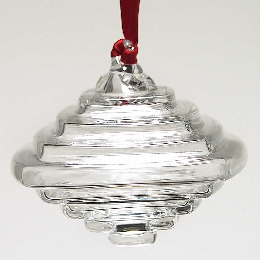 Crystal Christmas Ornaments Lantern - No Box by Steuben-1