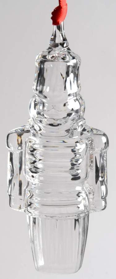 Crystal Christmas Ornaments Nutcracker - With Box by Steuben-1