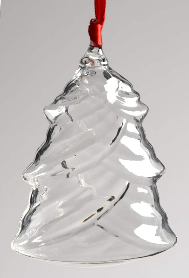 Crystal Christmas Ornaments Christmas Tree - Boxed by Steuben-1