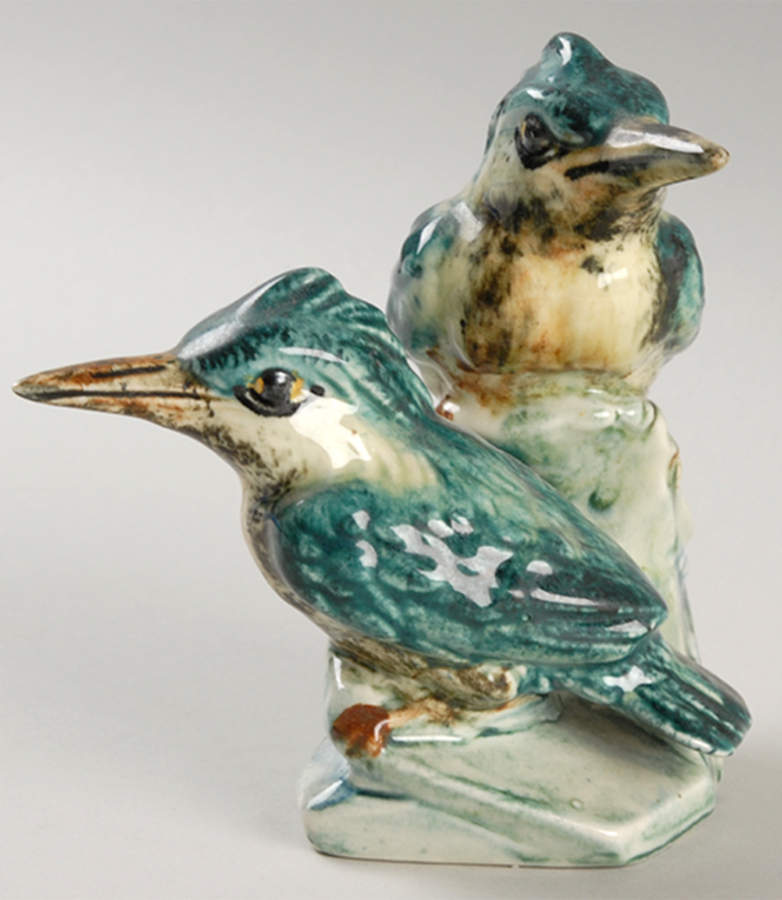 Stangl Birds Double Kingfisher-Green - No Box by Stangl-1