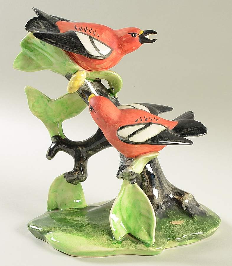 Stangl Birds White Wing Crossbill-Double - No Box by Stangl-1