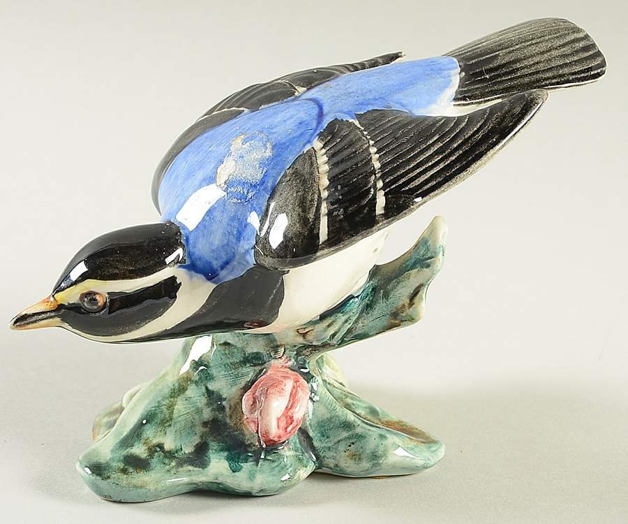 Stangl Birds Black Throated Warbler - No Box by Stangl-1