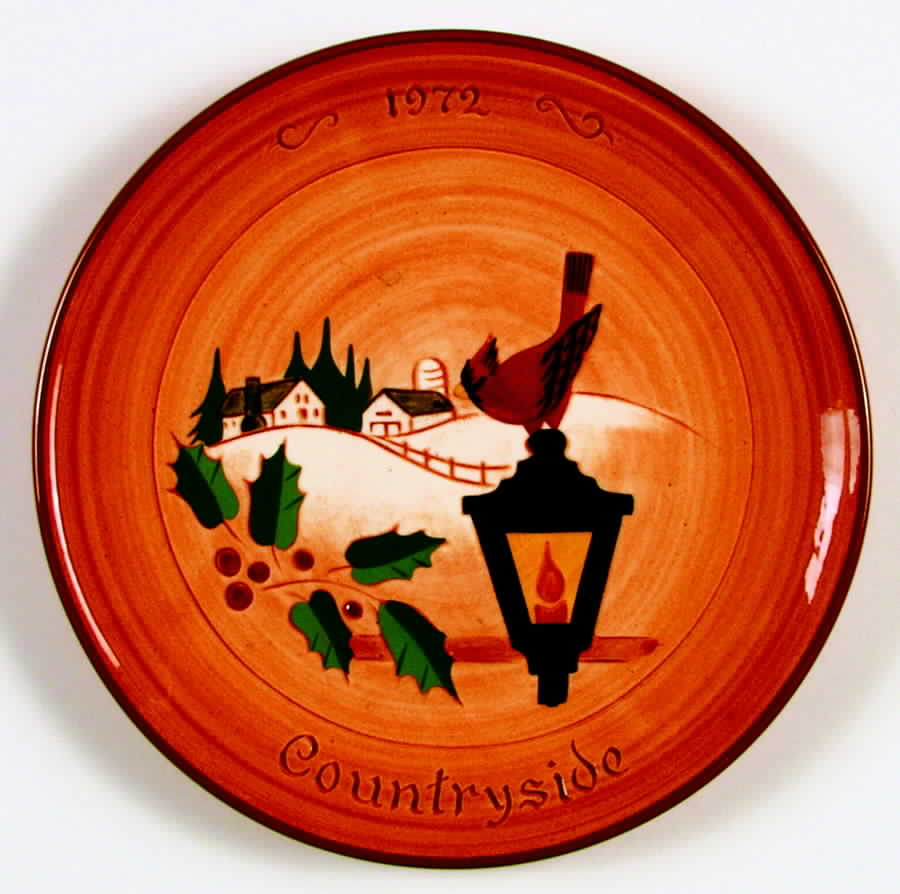 Stumar Christmas Plate, Germany Countryside - No Box by Stumar-Germany-1
