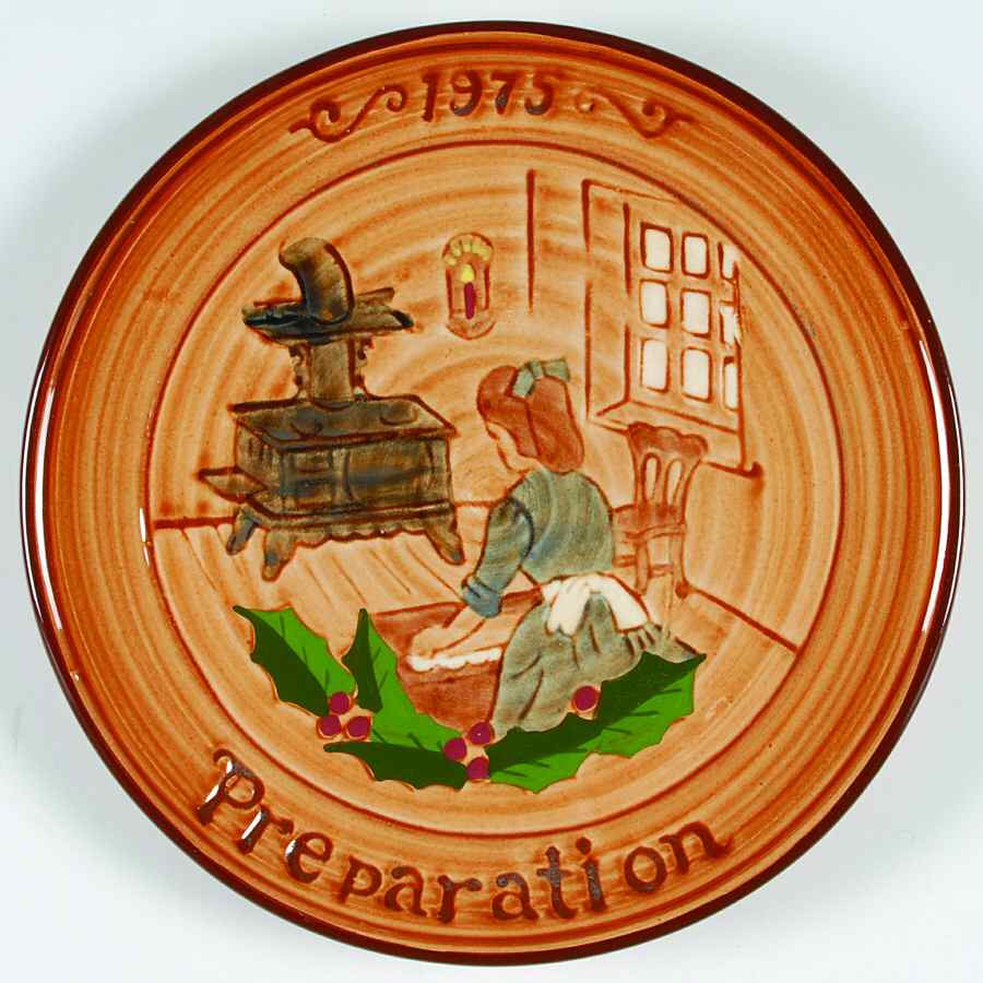 Stumar Christmas Plate, Germany Christmas Preparation - Boxed by Stumar-Germany-1