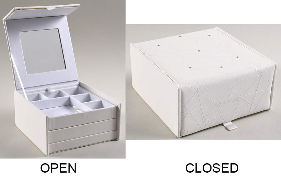 Swarovski Crystal Giftware Facet Jewelry Box - Boxed by Swarovski-1