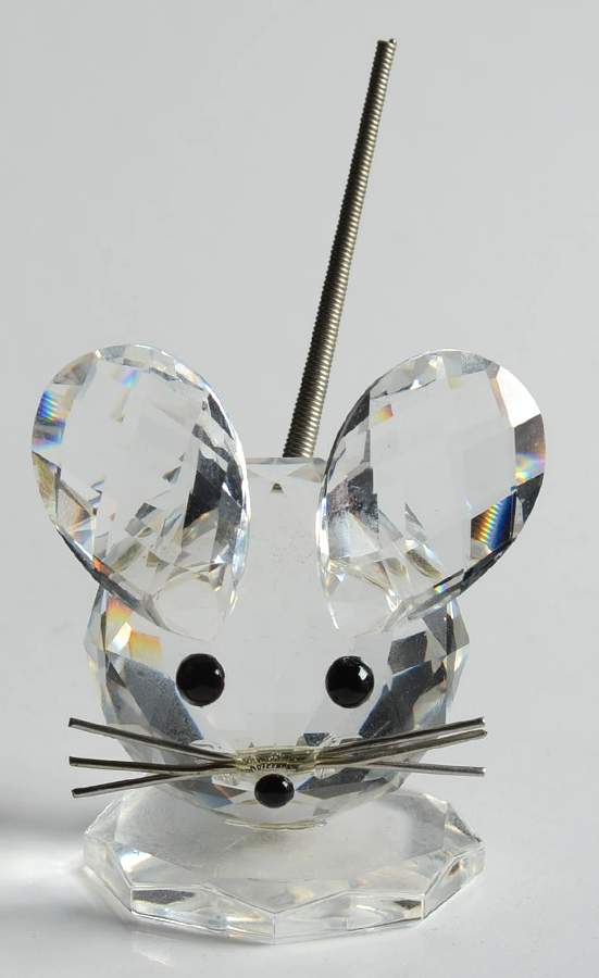 In A Summer Meadow Mouse-Small-Metal Spring Coil Tail - No Box by Swarovski-1