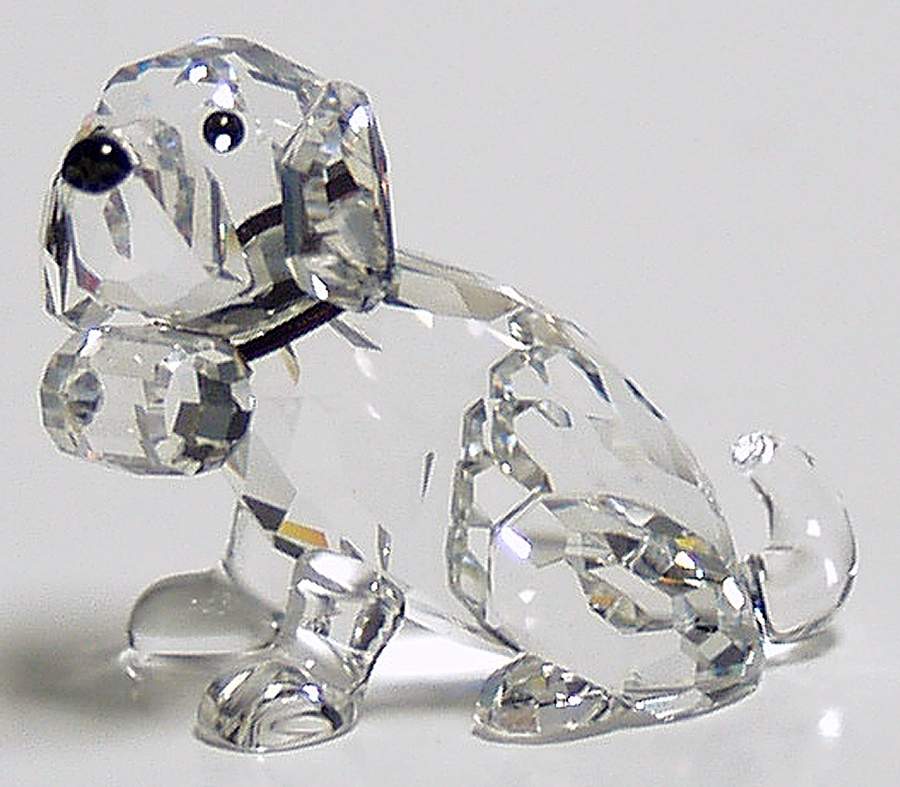 Pet's Corner St Bernard-With Crystal Keg - Boxed by Swarovski-1