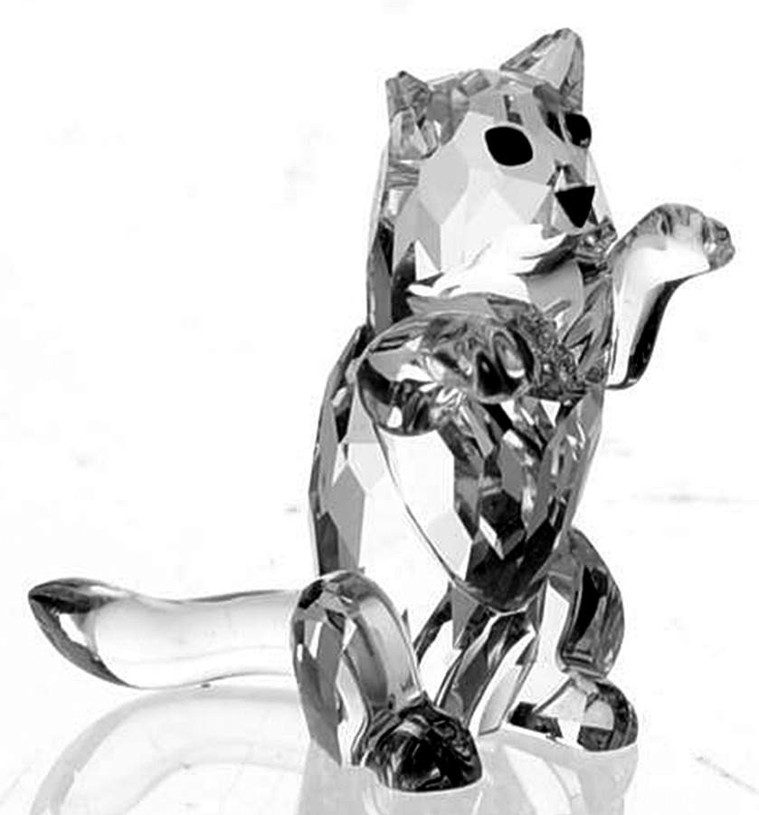 Pet's Corner Kitten-On Back Legs-Cat - Boxed by Swarovski-1