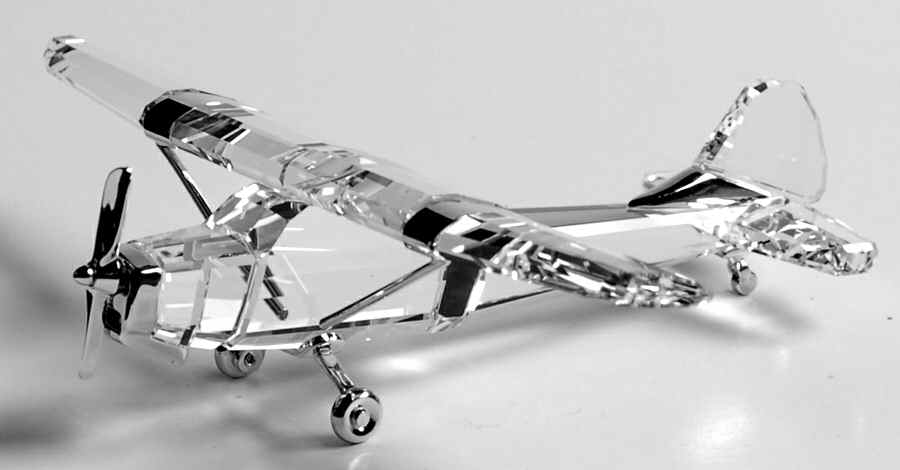 Swarovski Crystal Giftware Airplane - No Box by Swarovski-1