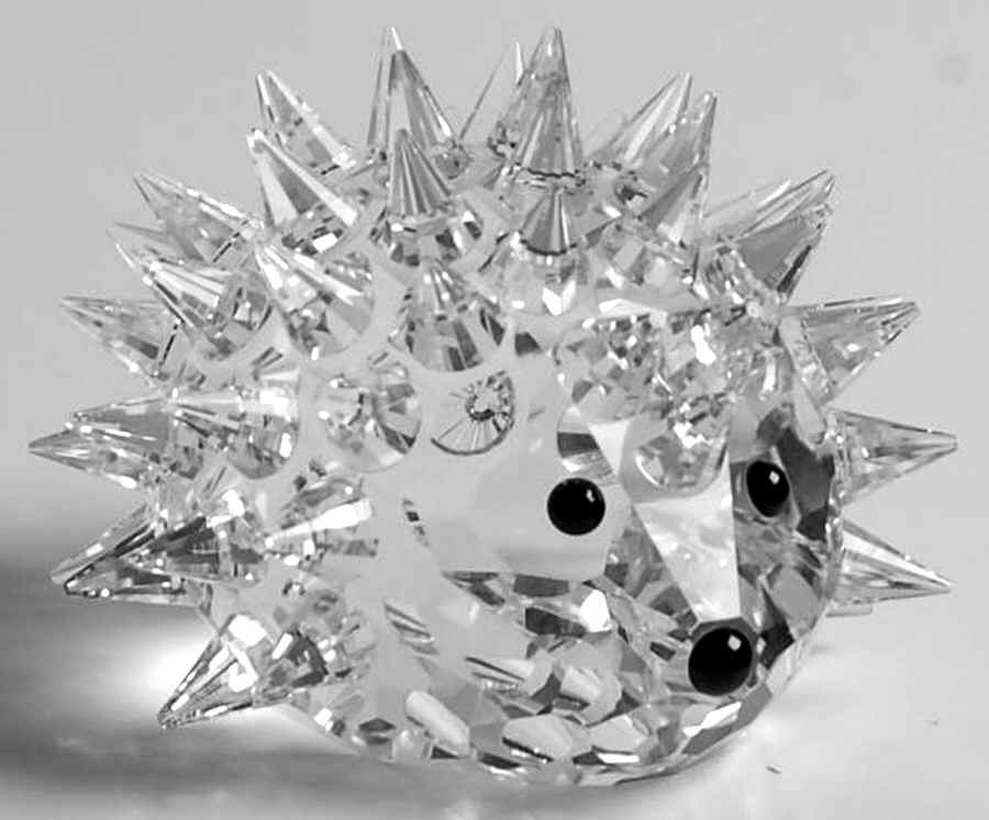 In A Summer Meadow Hedgehog-Large-Quill Between Eyes - With Box by Swarovski-1
