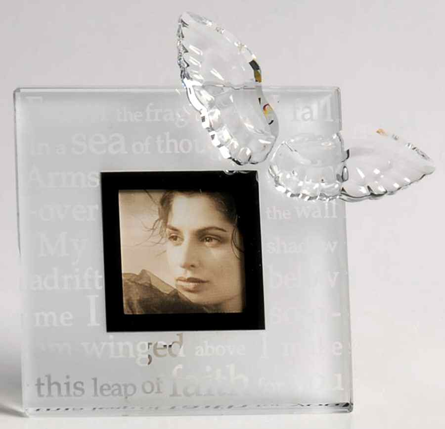 Swarovski Crystal Giftware Frame-Wings Poetry - With Box Bx725 by Swarovski-1