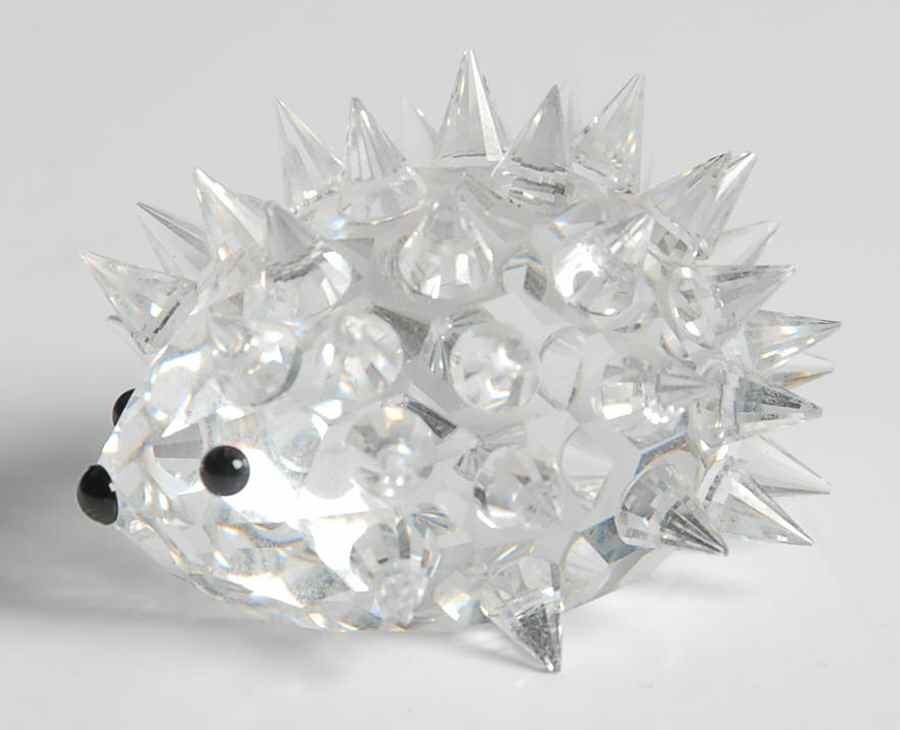 In A Summer Meadow Hedgehog-Medium-Rounded Quills - Boxed by Swarovski-1