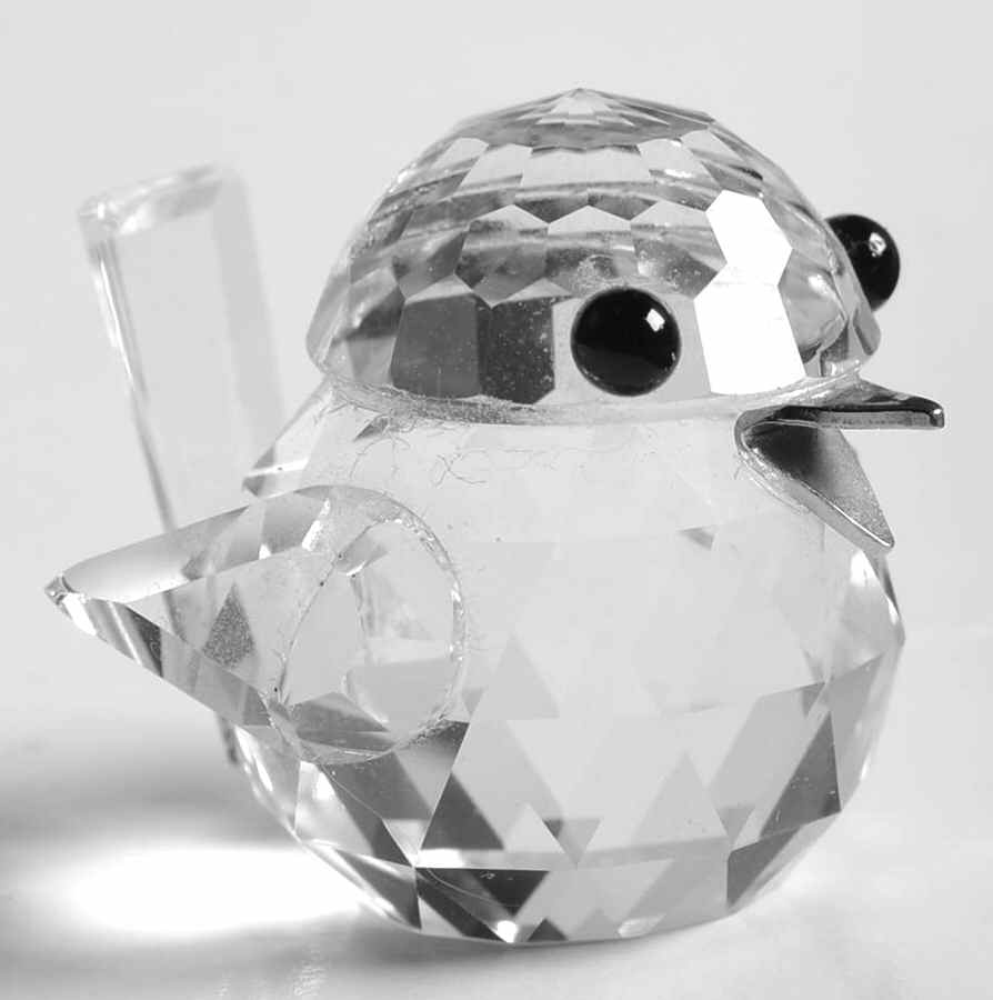 In A Summer Meadow Sparrow-Mini-Metal Beak - Boxed by Swarovski-1