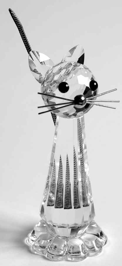 Pet's Corner Cat-Large-Var 3-Spring Coil Metal Tail - Boxed by Swarovski-1