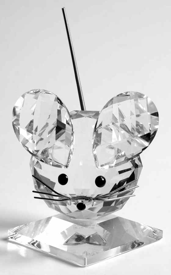 In A Summer Meadow Mouse-Large-Var 2-Wide Eyes - Boxed by Swarovski-1