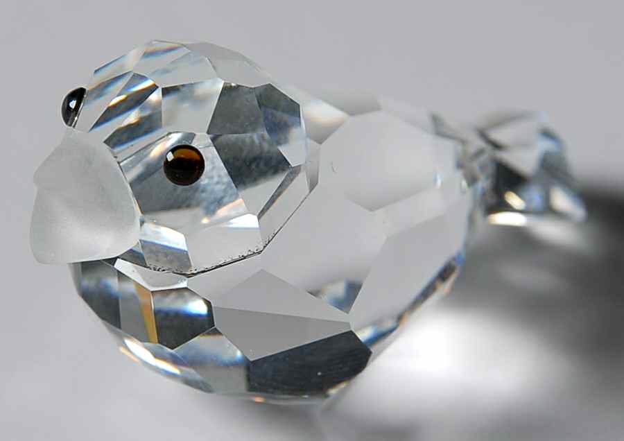 In A Summer Meadow Sparrow-Frosted Beak - No Box by Swarovski-1
