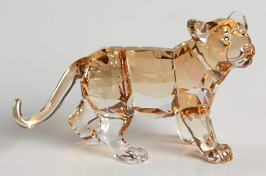 Endangered Wildlife Trilogy - SCS Tiger Cub Standing - Companion - No Box by Swarovski-1
