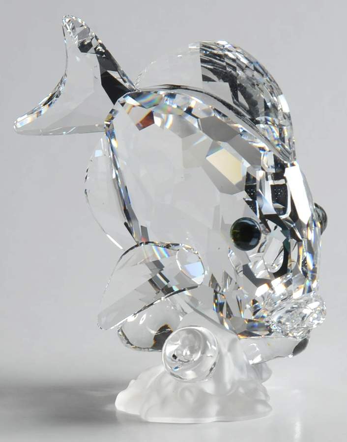 Wonders of the Sea Trilogy - SCS Blue Tang Fish - Clear Completer - No Box by Swarovski-1
