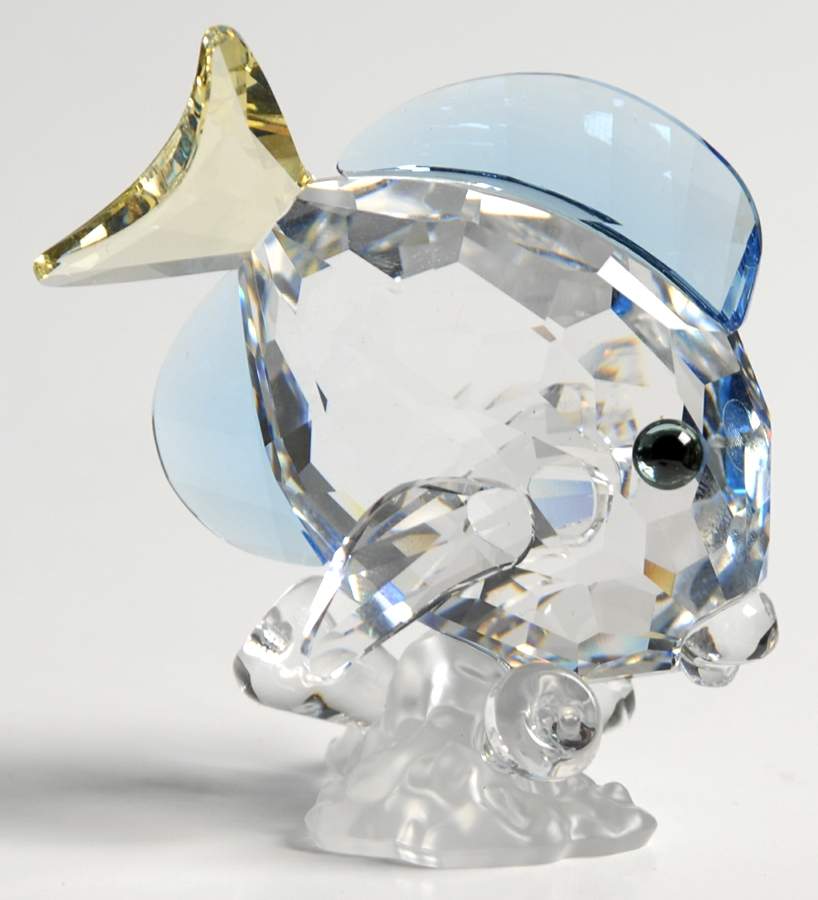 Wonders of the Sea Trilogy - SCS Blue Tang Fish - Color Completer - No Box by Swarovski-1