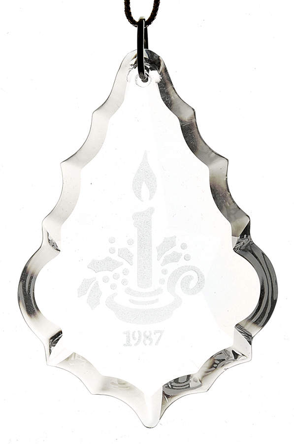 Swarovski Annual Ornaments Etched Candle - No Box by Swarovski-1