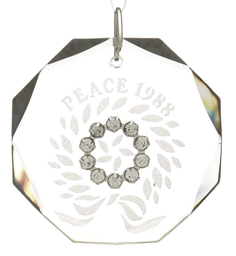Swarovski Annual Ornaments Etched Wreath - Boxed by Swarovski-1