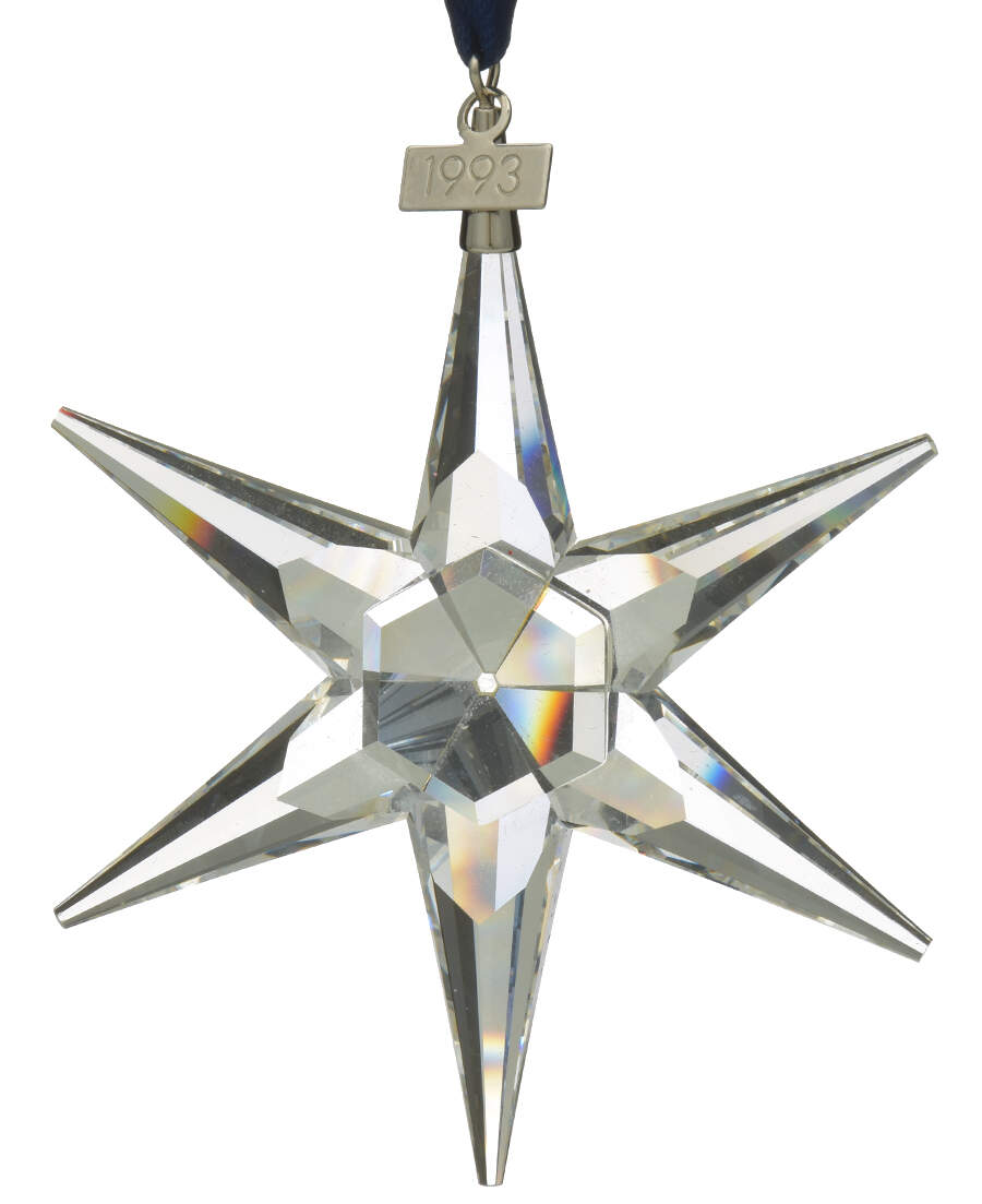 Swarovski Annual Ornaments 1993-Star - Boxed by Swarovski-1