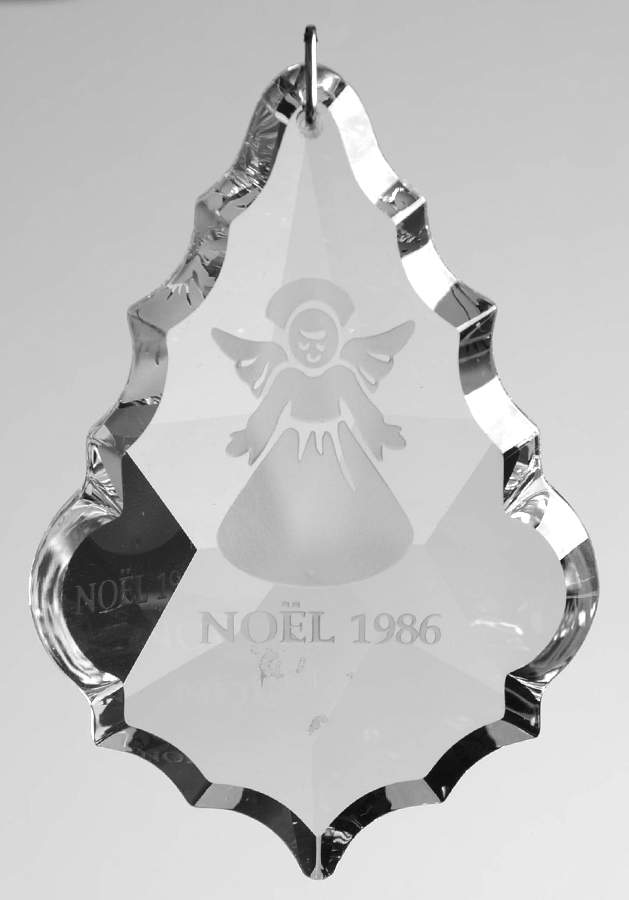 Swarovski Annual Ornaments Angel-Holiday Etchings (E) - No Box 3-Motif2 by Swarovski-1