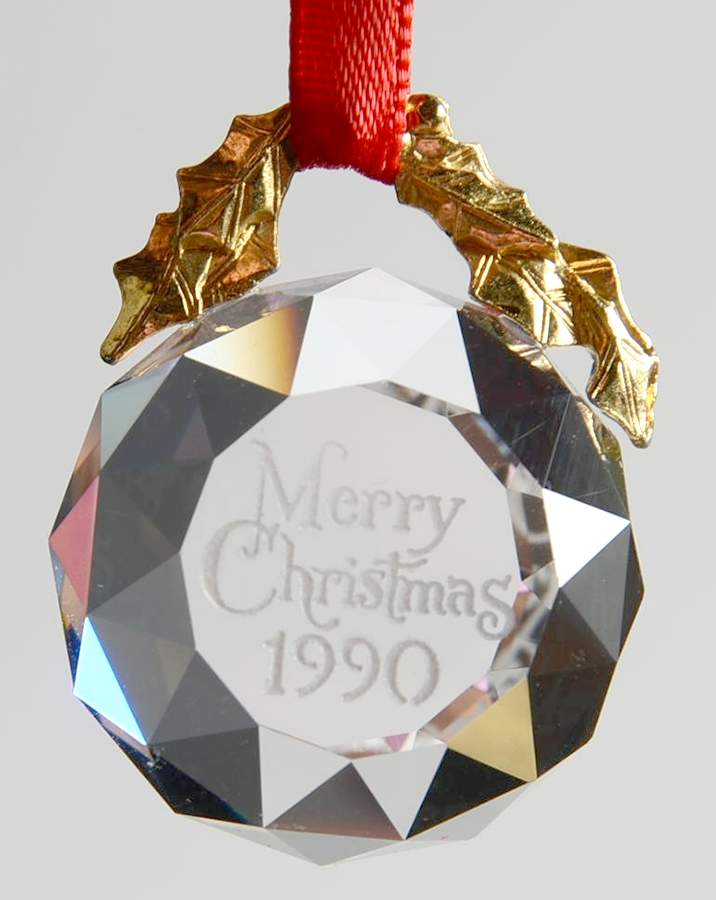 Swarovski Annual Ornaments Merry Christmas Etched - Boxed by Swarovski-1