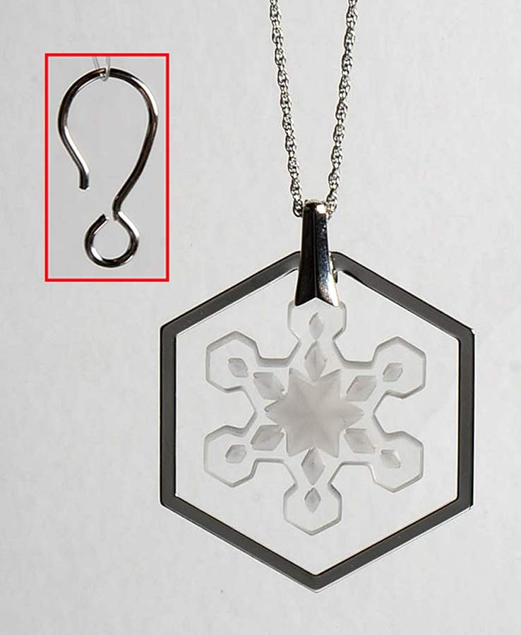 Swarovski Annual Ornaments Snowflake Medallion W/Chain - No Box by Swarovski-1