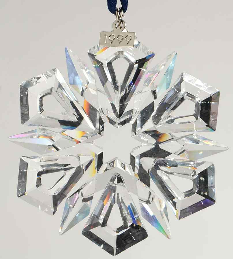Swarovski Annual Ornaments 1999-Snowflake - Boxed by Swarovski-1