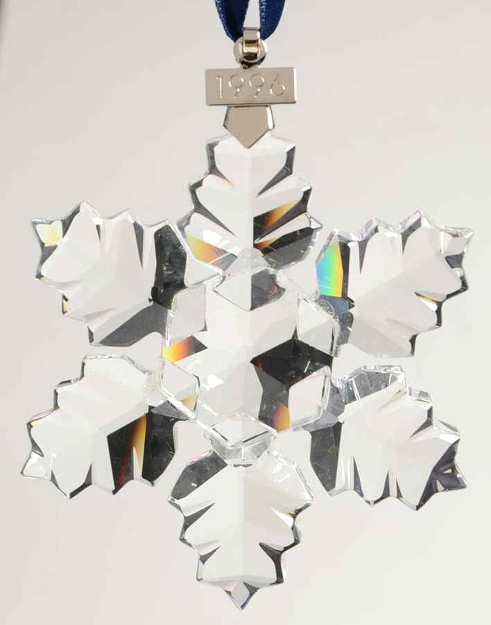 Swarovski Annual Ornaments 1996-Snowflake - Boxed by Swarovski-1