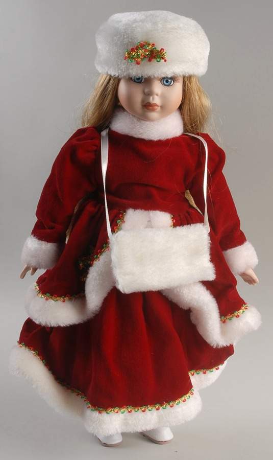 Connoisseur Doll Collection Rebecca Christmas Cd-V2005 - Nb766, No Box by Seymour Mann-1