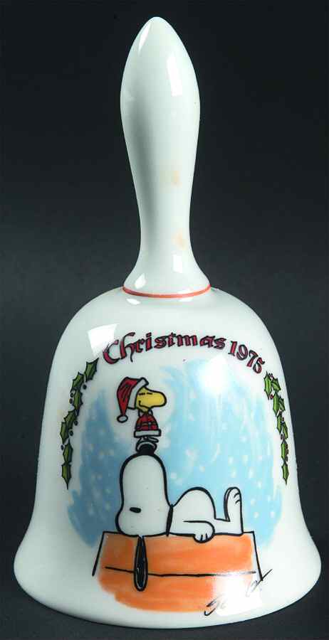Peanuts Christmas Bell Snoopy And Woodstock - Boxed by Schmid-1