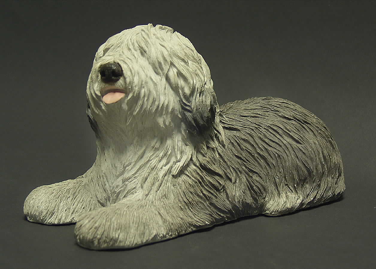 Dogs Old English Sheepdog - Boxed by Sandicast Sculpture-1