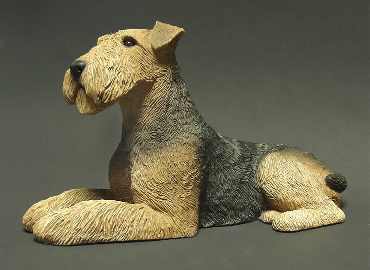 Dogs Airedale Terrier - Boxed by Sandicast Sculpture-1