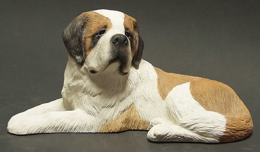 Dogs St. Bernard - Boxed by Sandicast Sculpture-1